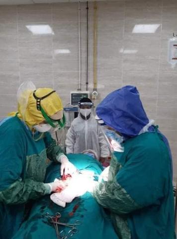 إجراء ثالث ولادة قيصرية لمريضة كورونا بمستشفى الأقصر العام