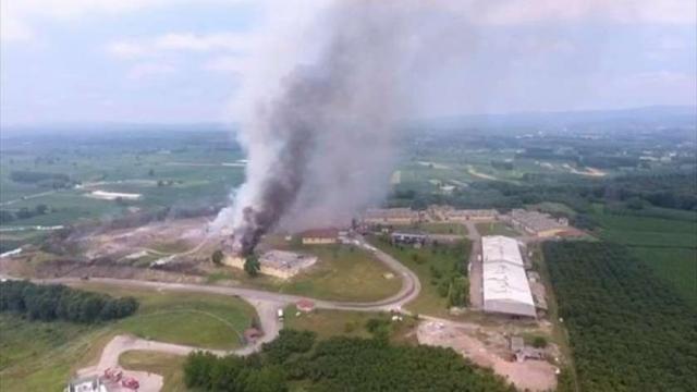 ارتفاع عدد ضحايا انفجار مصنع الألعاب النارية بتركيا إلى 4 عمال