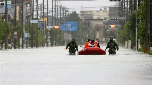 اليابان تحذر من تزايد الأمطار في المناطق التي ضربتها الفيضانات