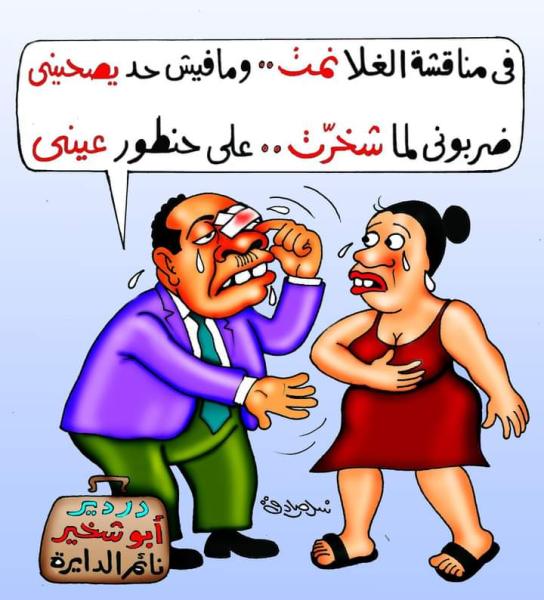 كاريكاتير الفنان نبيل صادق