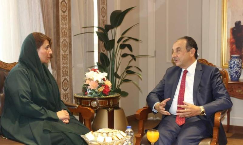 وزير قطاع الأعمال العام يستقبل سفيرة الإمارات بالقاهرة لبحث تعزيز التعاون المشترك