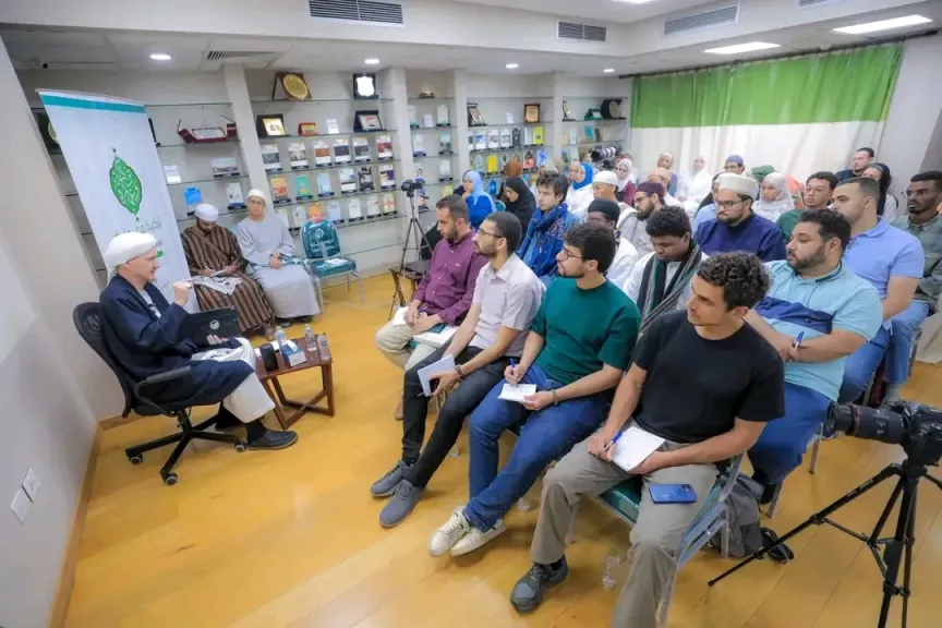 مؤسسة طابة تستضيف محاضرة عن الروحانية في الإسلام وسط حضور لافت من الشباب ضمن مبادرة «تزكية وعمارة»