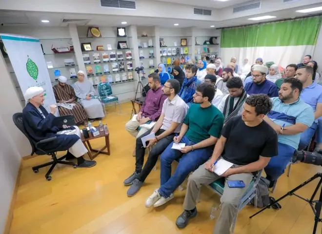 مؤسسة طابة تستضيف محاضرة عن الروحانية في الإسلام وسط حضور لافت من الشباب ضمن مبادرة «تزكية وعمارة»
