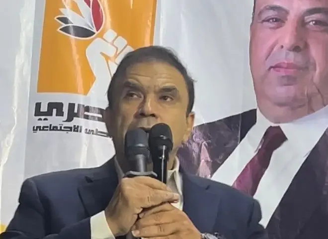 مدحت بركات يشارك في المؤتمر الانتخابي الحاشد للمستشار أيمن عويان بأبو صير