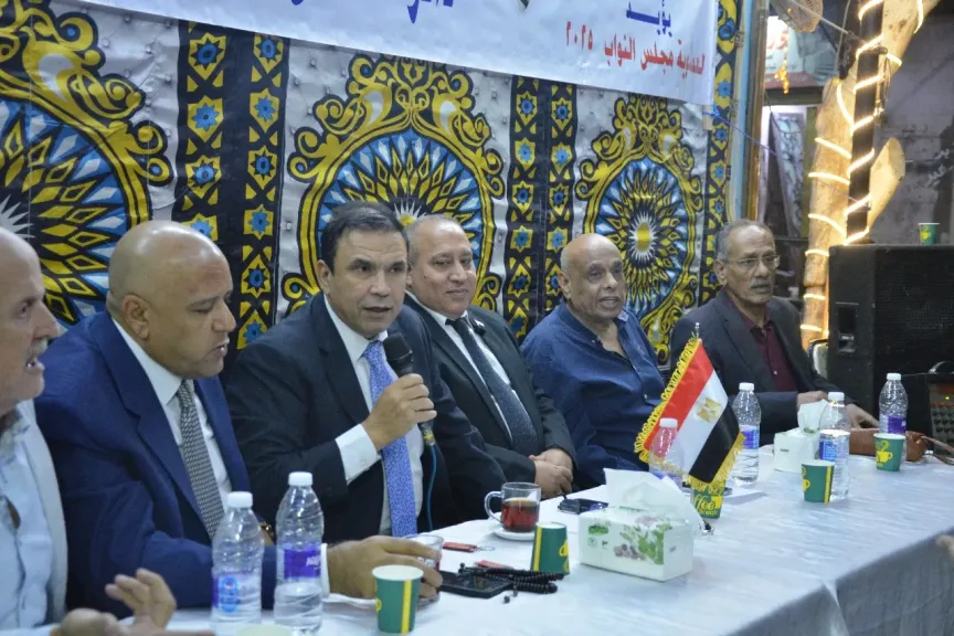 مؤتمر حاشد لأبناء مصر في حدائق القبة بحضور مدحت بركات وعائلة الفنان أحمد بدير دعمًا للمرشح عبد الله الطيب