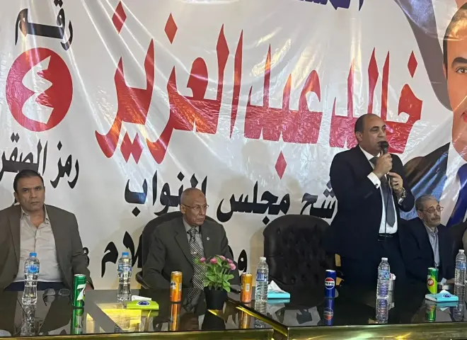 مدحت بركات يدعو لدعم المستشار خالد عبد العزيز: انزلوا وانتخبوا وشاركوا في صنع مستقبل الدائرة