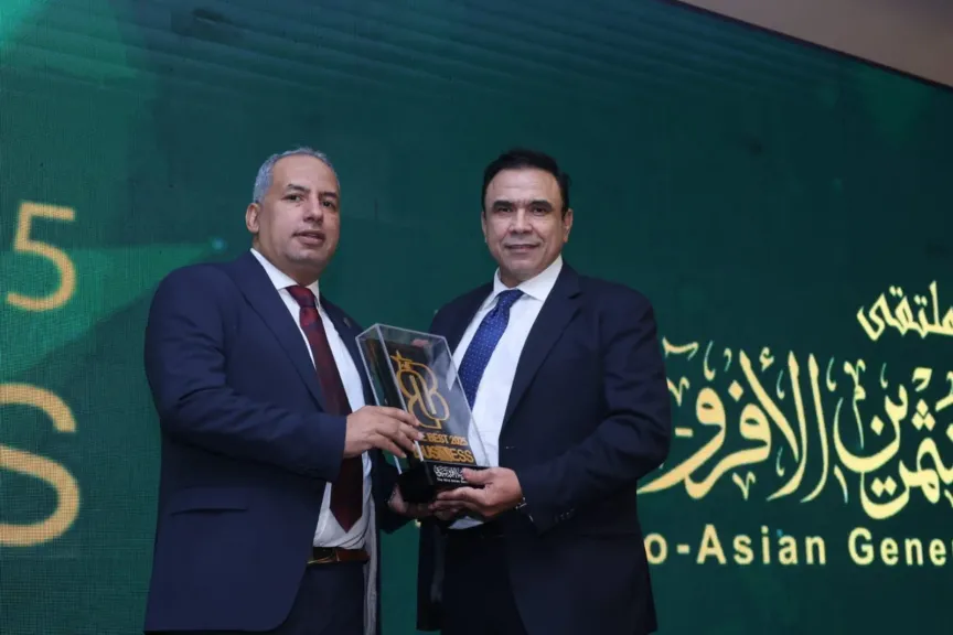 تكريم المهندس مدحت بركات وقيادات الدولة خلال ختام ملتقى اتحاد المستثمرين الأفرو-آسيوي وحفل The Best in Business 2025