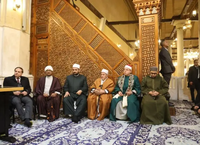 الأمين العام لرابطة الجامعات الإسلامية يشارك في ملتقى الفكر الإسلامي بمسجد الحسين بدعوة من وزير الأوقاف