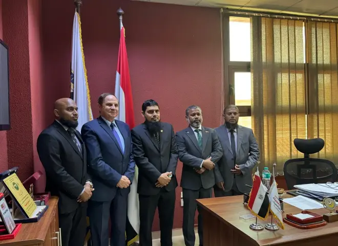 الأمين العام لرابطة الجامعات الإسلامية يستقبل رئيس جامعة المالديف الإسلامية ويبحثان تعزيز التعاون العلمي