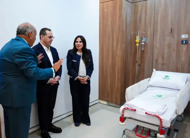 وزيرة الإسكان تتفقد مشروع مستشفى «شفا العلمين» بمدينة العلمين الجديدة