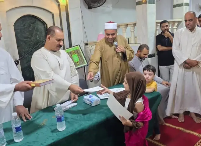 جابر البغدادي يحتفي بالمولد النبوي بتكريم 60 من حفظة القرآن الكريم بمدينة السلام