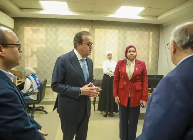 وزير الصحة يتفقد مركز الخدمات الطارئة 137 ويؤكد أهمية سرعة الاستجابة لاحتياجات المواطنين