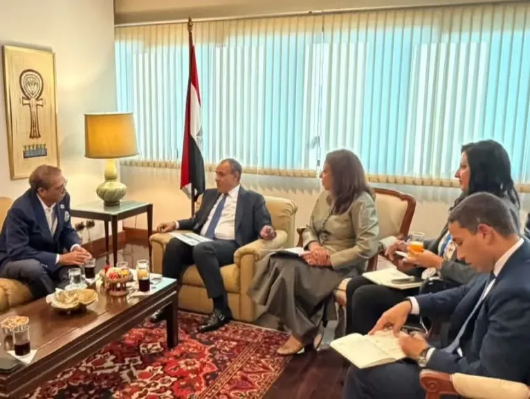 وزير الخارجية يلتقي الرئيس التنفيذي لأحد أكبر الشركات التايلندية العاملة في مجال البتروكيماويات بمصر