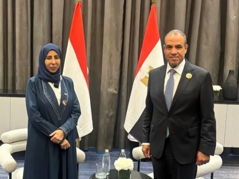 وزير الخارجية يلتقي نظيرته اليمنية ويبحث سبل دعم الاستقرار في اليمن والتطورات الإقليمية