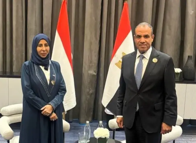 وزير الخارجية يلتقي نظيرته اليمنية ويبحث سبل دعم الاستقرار في اليمن والتطورات الإقليمية