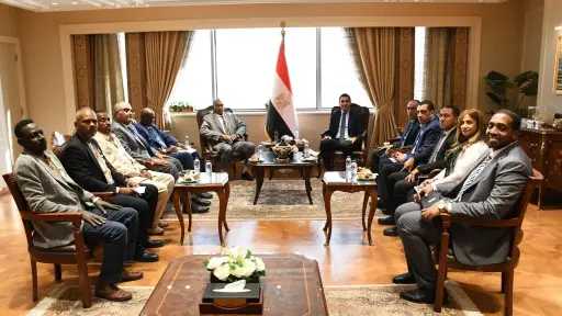 وزير الرياضة يستقبل نظيره السوداني بالعاصمة الجديدة